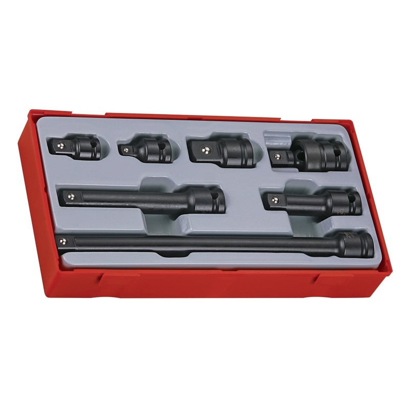 Teng Tools 7 Piece 1/2 Drive Automotive ANSI Impact Socket Accessory Set – TT9207A