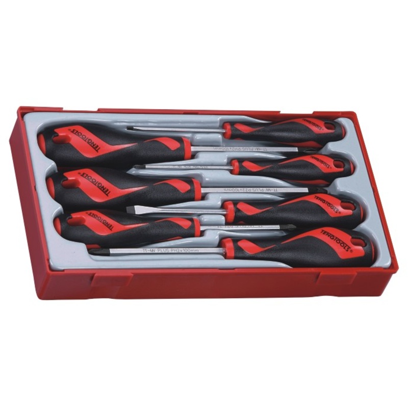 Teng Tools 7 Piece Flat, PH & PZ Type Screwdriver Set – TT917N