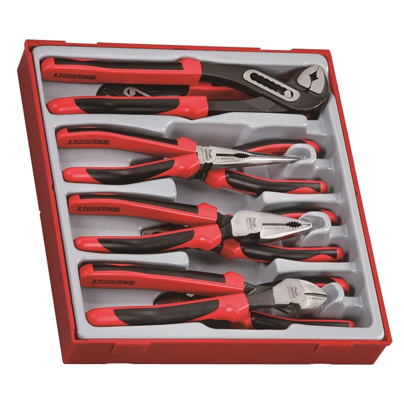 Teng Tools 8 Piece TPR Grip Plier Set – TTD441-T