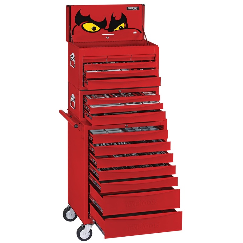 Teng Tools Professional Quality 16 Drawer 8 Series SV Stack System – TC816SV