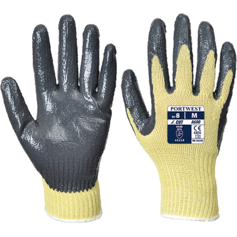 Cut Nitrile Grip Glove – A600YGYL