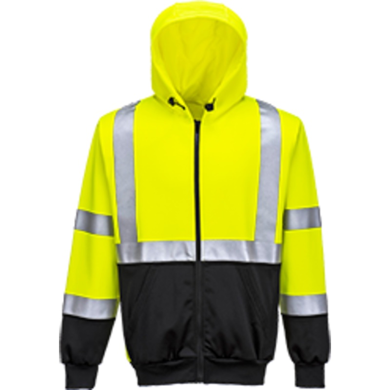 Hi-Vis 2-Tone Zipped Hoodie – B315YBR4XL