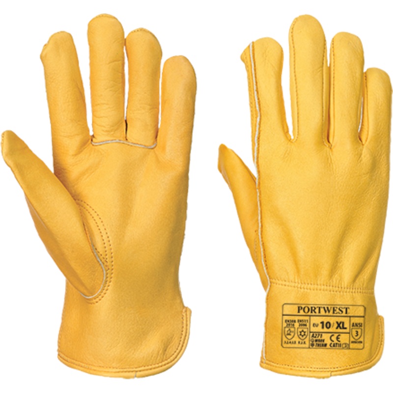 Lined Driver Glove – A271TARL|Tan|Large|XL|R