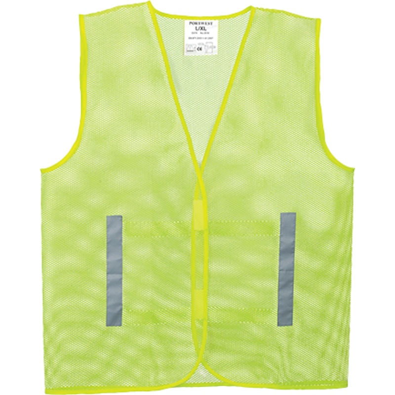 Mesh Vest – F171YERL/XL|Yellow|LXL|XX3X|R