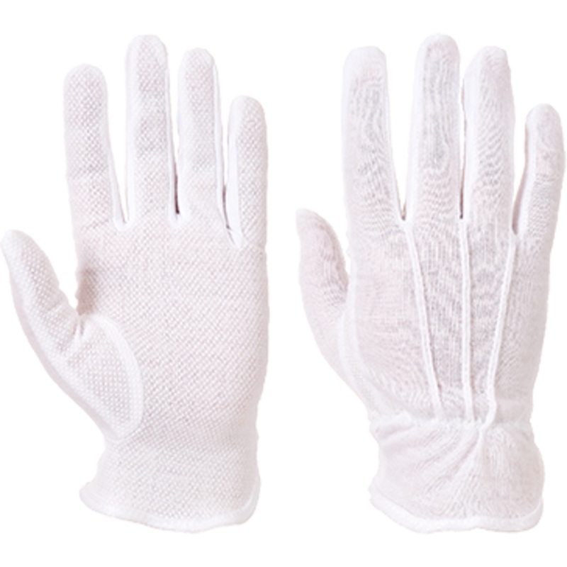 Microdot Glove – A080WHRL|White|Large|Medium|XL|R