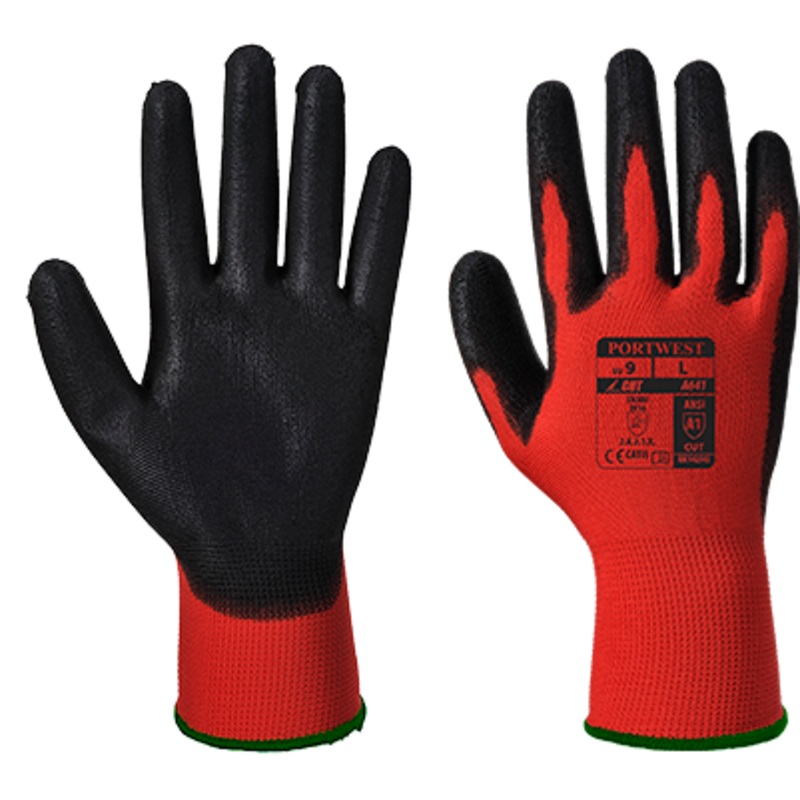 Red Grip – PU – A641R8RL|RedBk|Large|Medium|XL|XXL|R