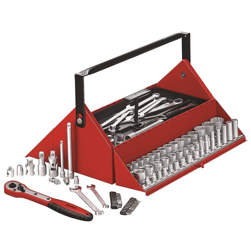 Teng Tools 187 Piece Mega Rosso Mechanics Tool Kit – TC187