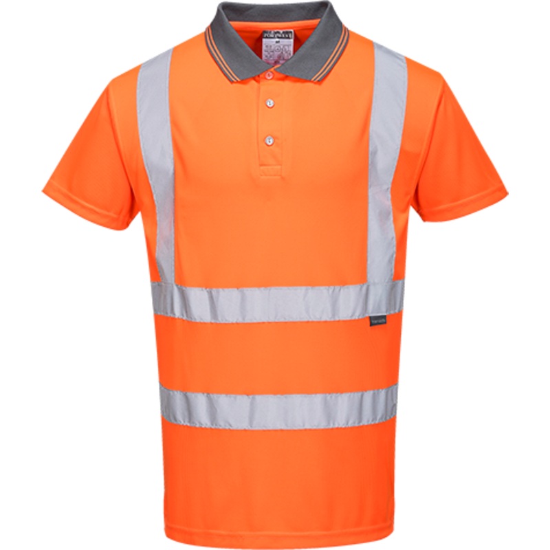 Hi-Vis S/S Polo Shirt RIS – RT22ORR4XL