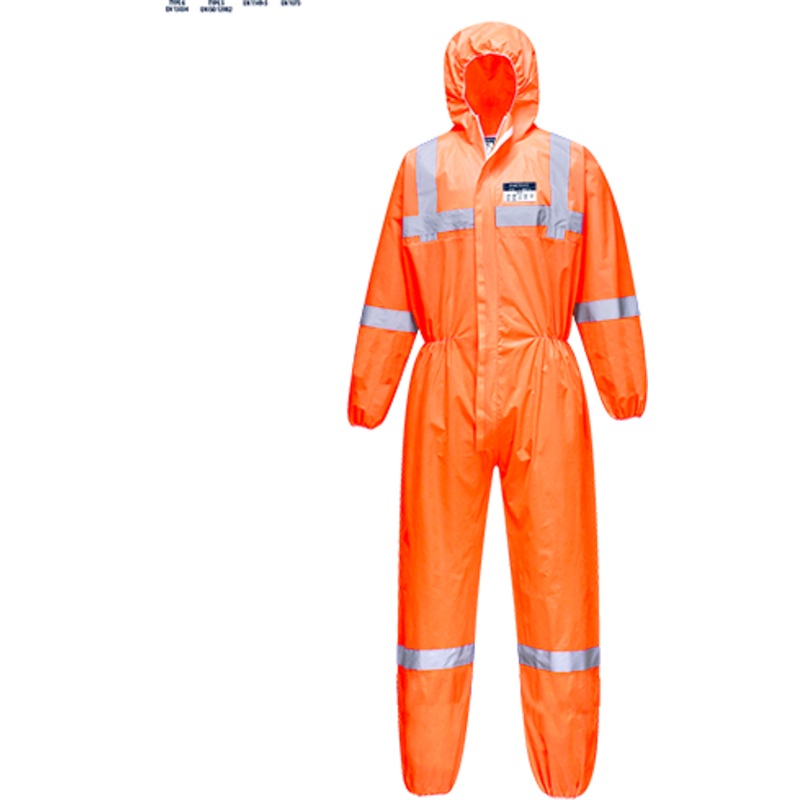 Hi-Vis SMS Coverall (50pc) – ST36ORRL
