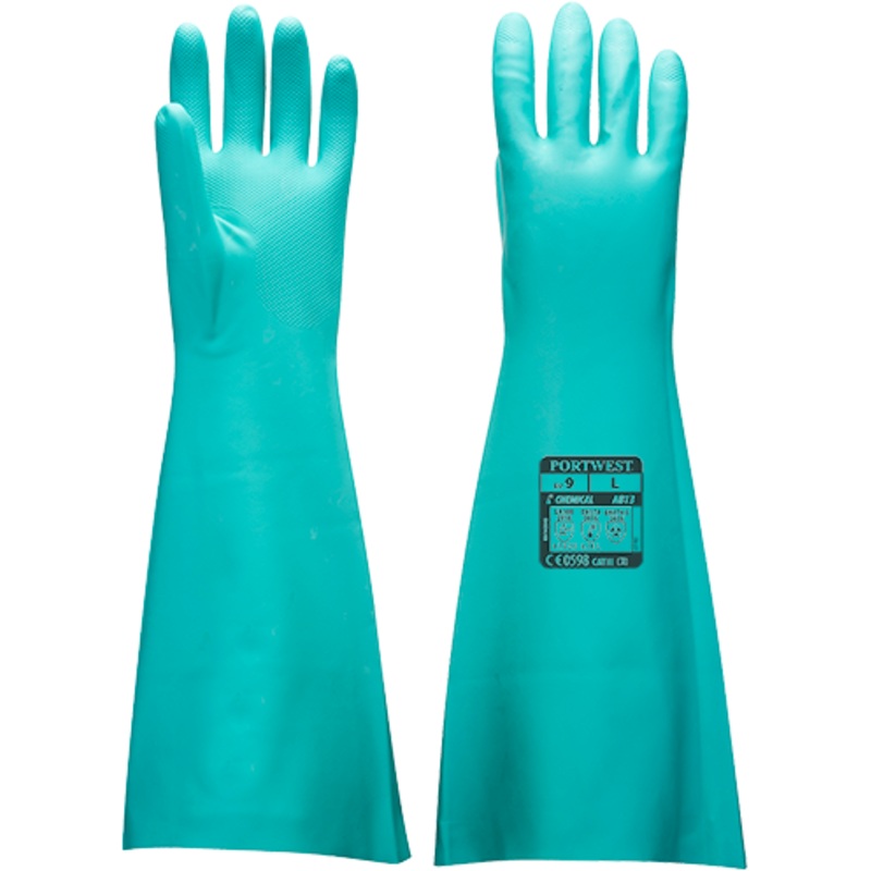 Nitrile Gauntlet 48cm – A813GNRL