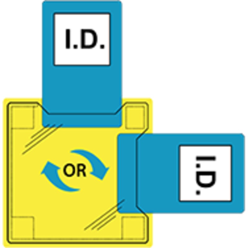 Sew-On ID Holder (Pk50) – ID20CLR