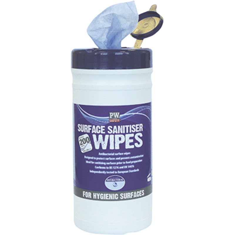 Surface Sanitiser Wipes – IW50BLU