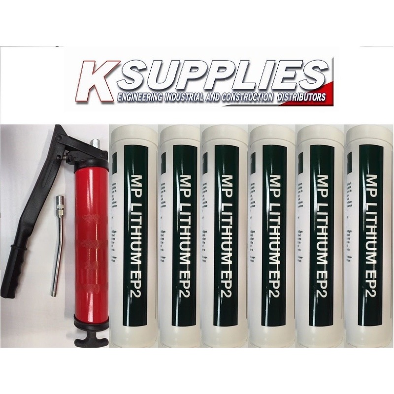 500cc Manual Grease Gun & 6 x 400G EP2 grease cartridge – greasing kit