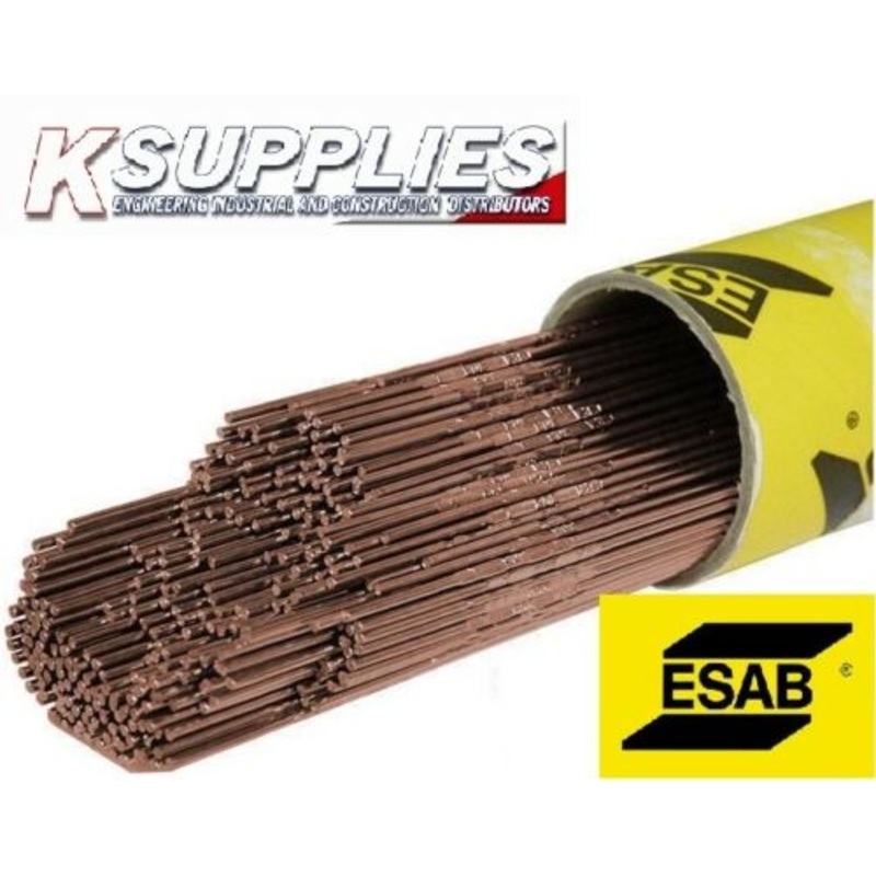 Esab 1.6mm Mild Steel Tig Welding Rod ok 12.62 Tigrod Filler rod 5KG pack A15