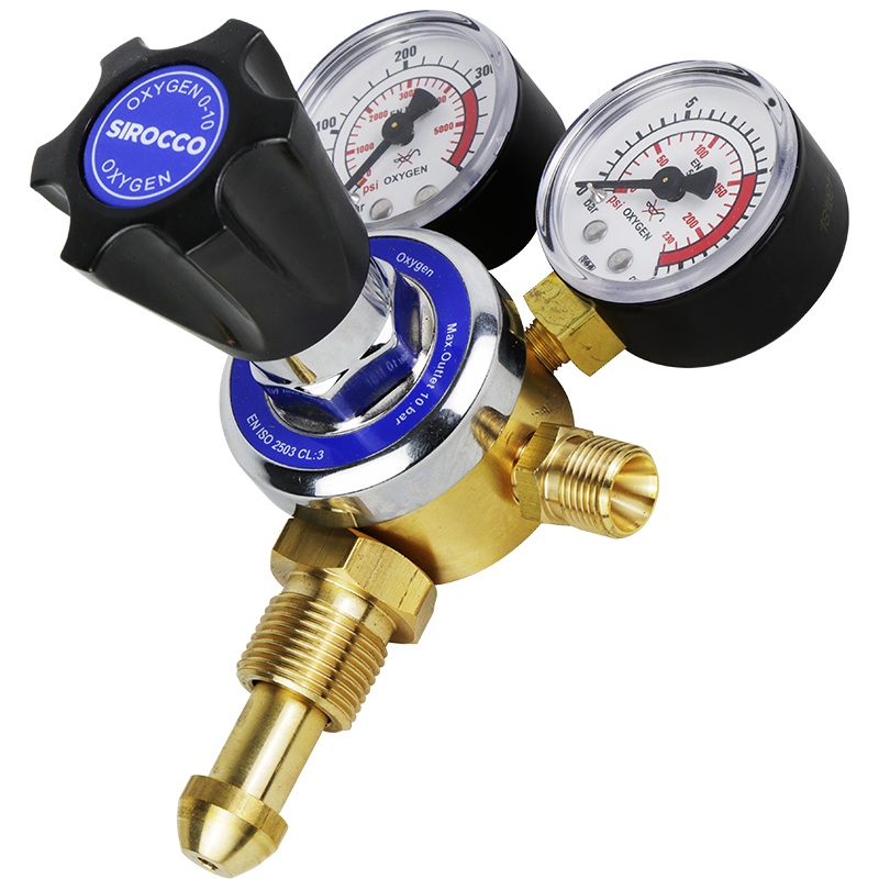 Parweld Oxygen Gas Regulator Twin Gauge E700122