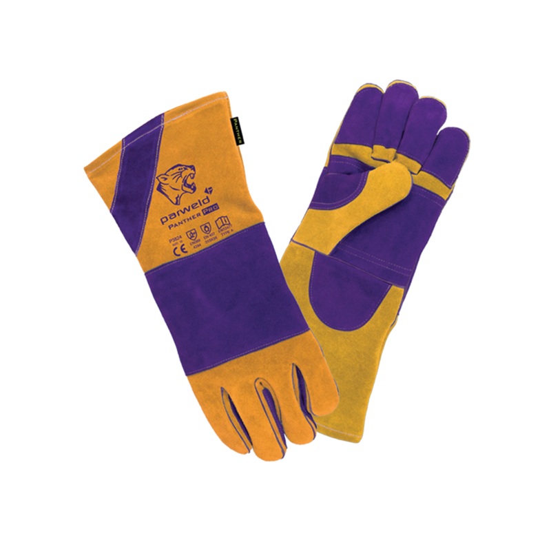 Parweld P3824 Heavy Duty Panther Pro  Welding Gauntlet Glove (6 PACK)