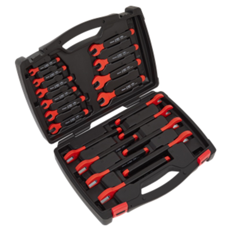 Sealey AK63172 18pc Insulated Open-End Spanner Set – VDE Approved