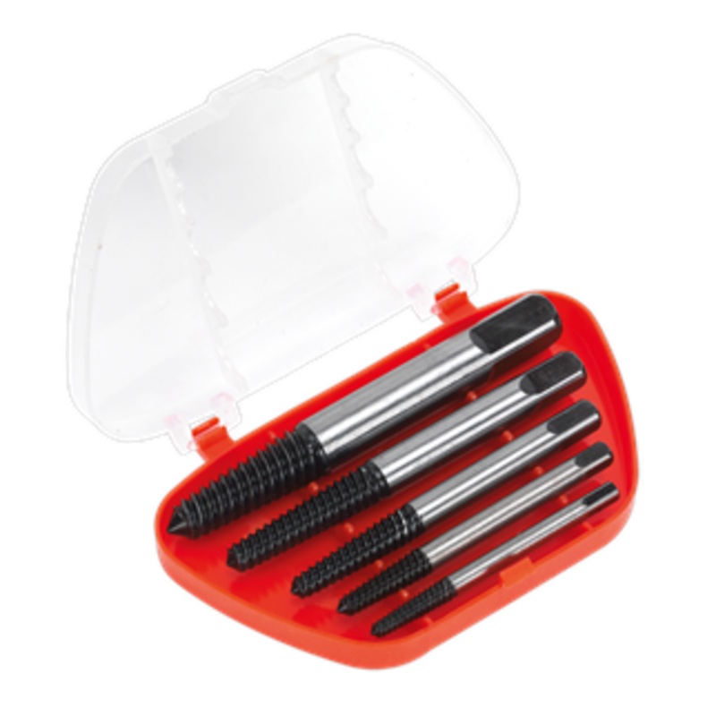 Sealey AK722 5pc Helix Type Screw Extractor Set
