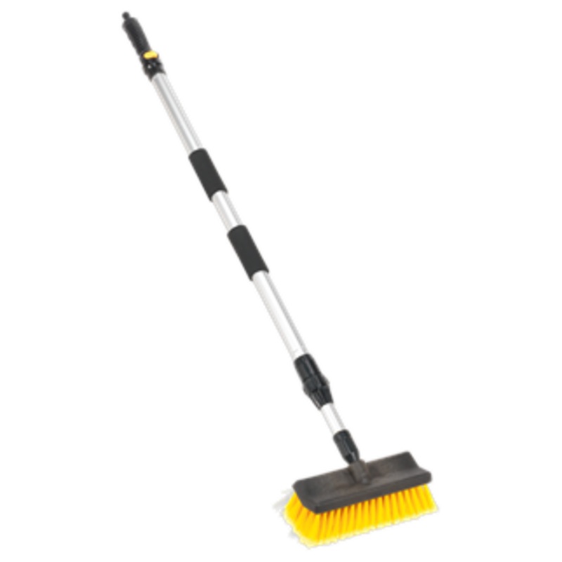 Sealey CC50 1.7m Large Angled Flo-Thru Brush with Telescopic Handle