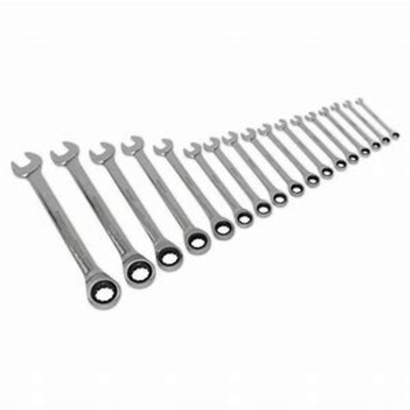 Sealey S01156 17pc Combination Ratchet Spanner Set 8-32mm