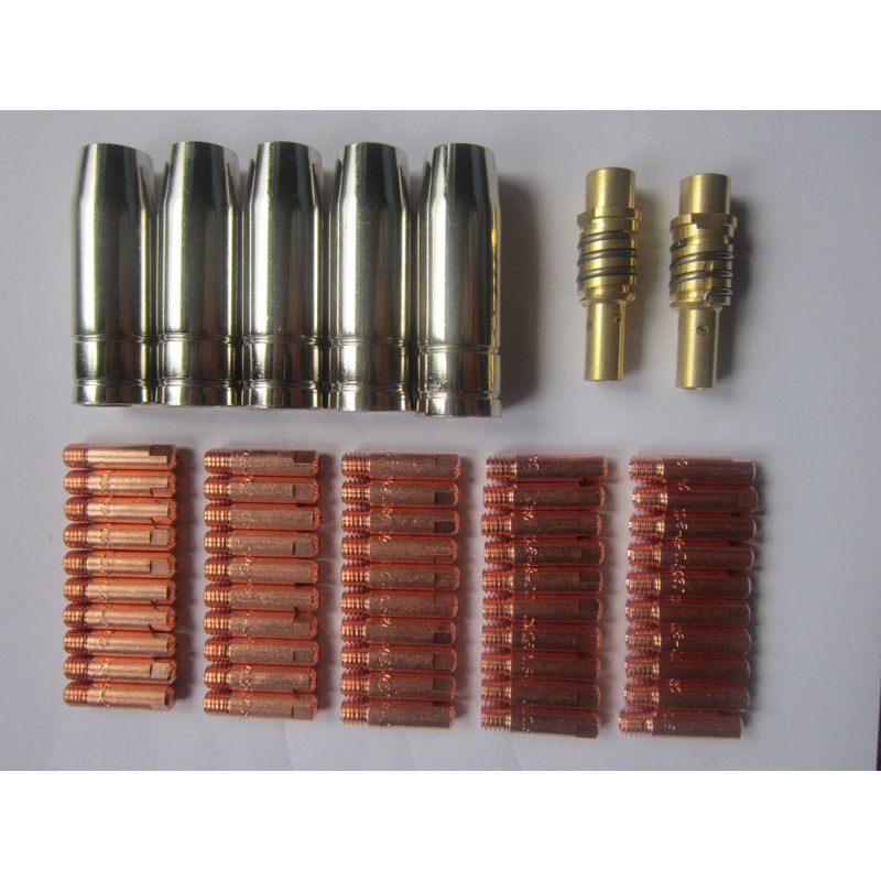 Parweld MB15 Mig Welding Contact Tips Set 0.6mm (57 Pieces)