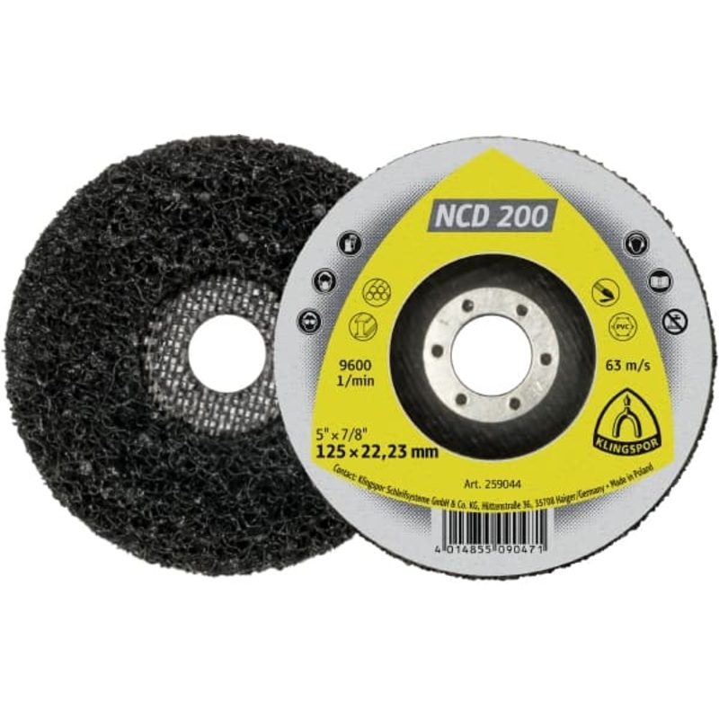Klingspor NCD200 115mm x 22 Cleaning Fleece Disc