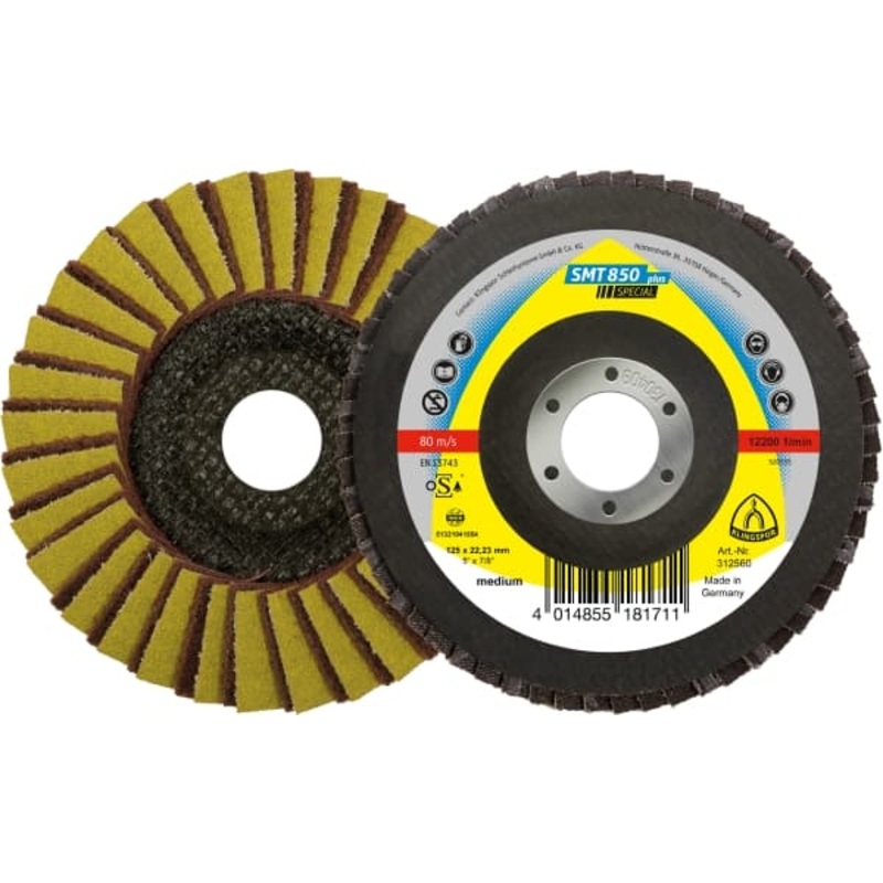 Klingspor SMT850 115mm Abrasive POLISHING Mop Disc For Stainless