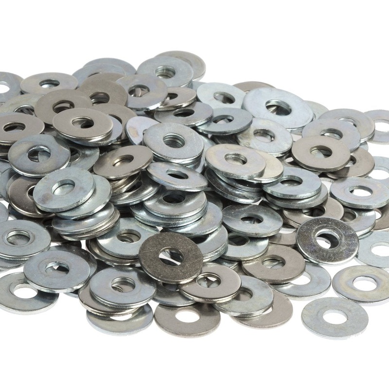 M16 x 34 x 3mm Mild Steel Form C Flat Washer Bright Zinc Plated BS4320