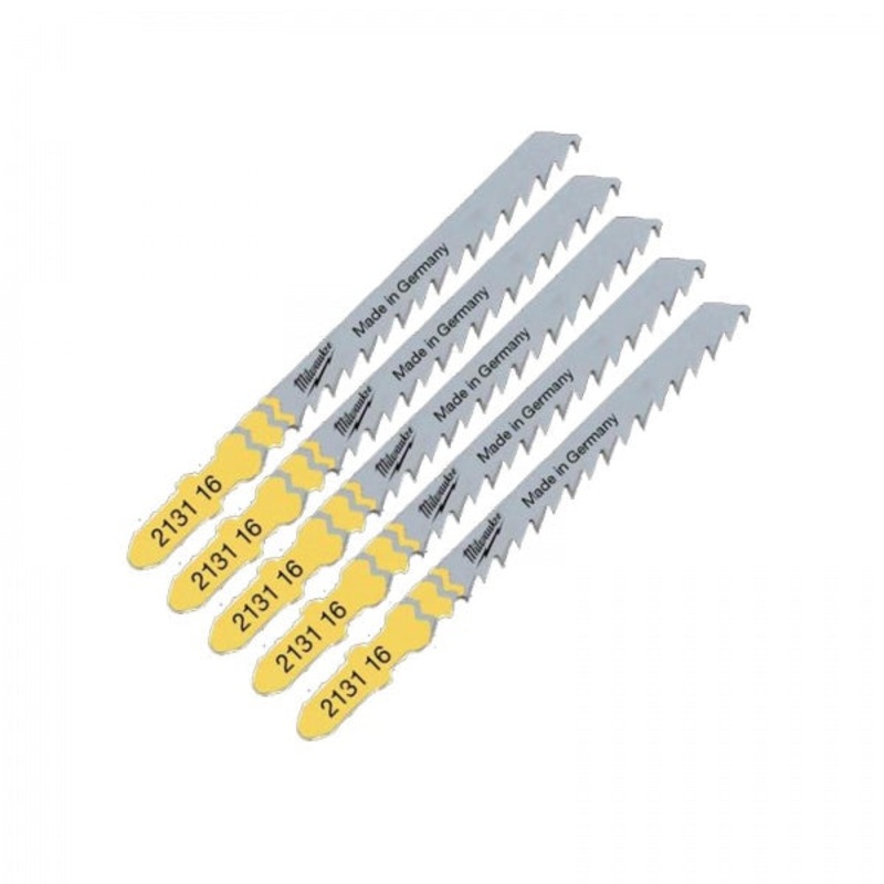 Milwaukee T144D Jigsaw Blades Wood  Pack of 5 (4932213116)