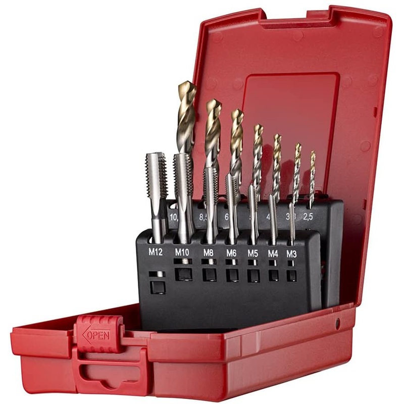 Dormer Set101 Tap & Drill Set M3-M12 L115101