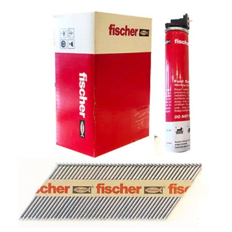 Fischer 75mm First Fix Stainless 304 Nail Packs For Im350 Paslode Nail Guns (534716)
