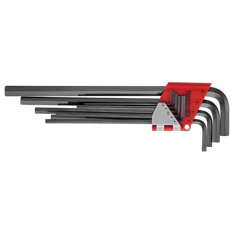 Teng 1479MMRL Hex Key Set Metric Extra Long 1.5mm-10mm