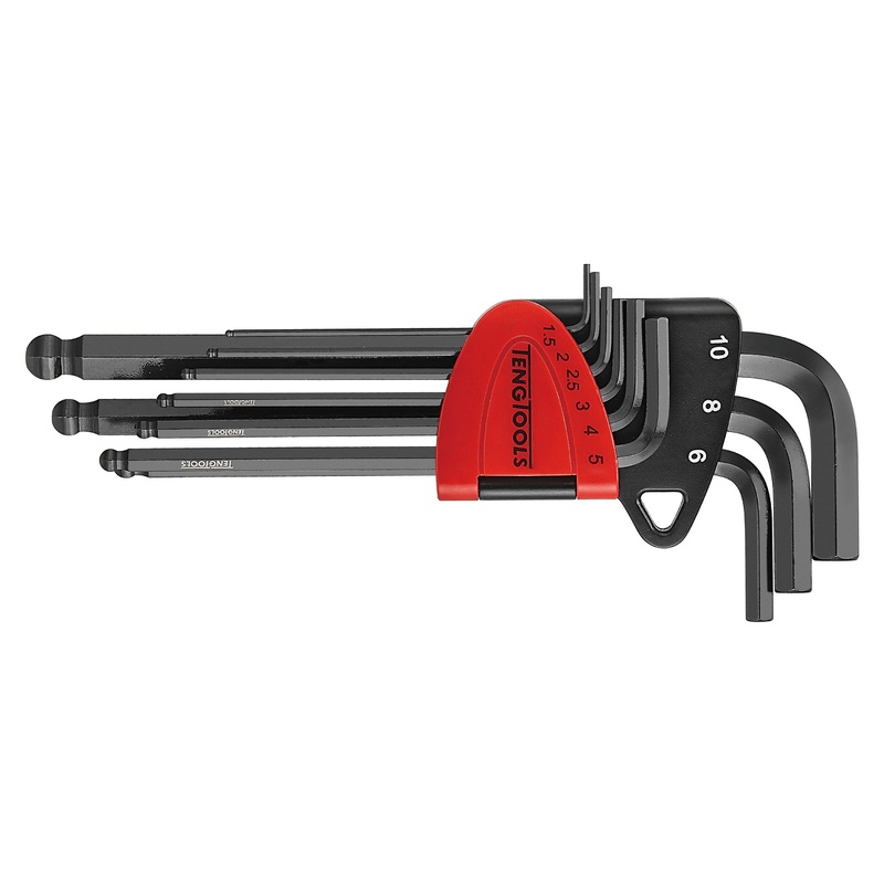 Teng 1499MM Hex Key Set Metric 1.5mm-10mm