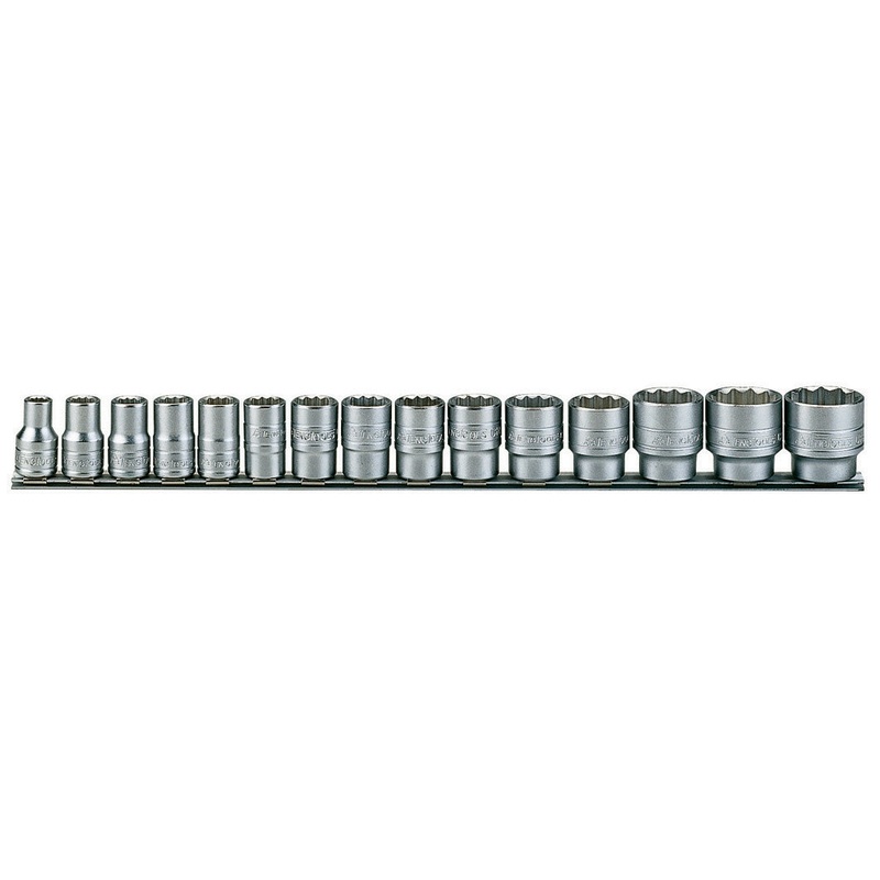 Teng M1215MM 1/2 Drive 15PC Socket Set 10-32MM