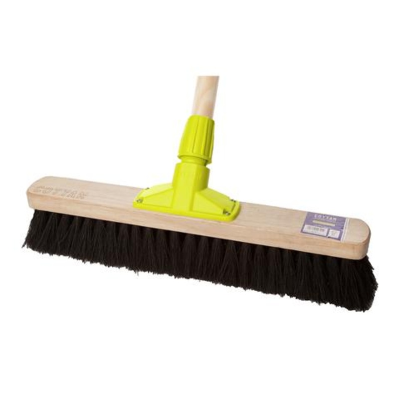 Cottom 18 Soft Sweeping Brush Coco Fibre Includes Handle