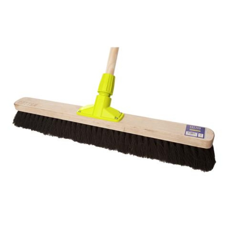 Cottom 24 Soft Sweeping Brush Coco Fibre Includes Handle