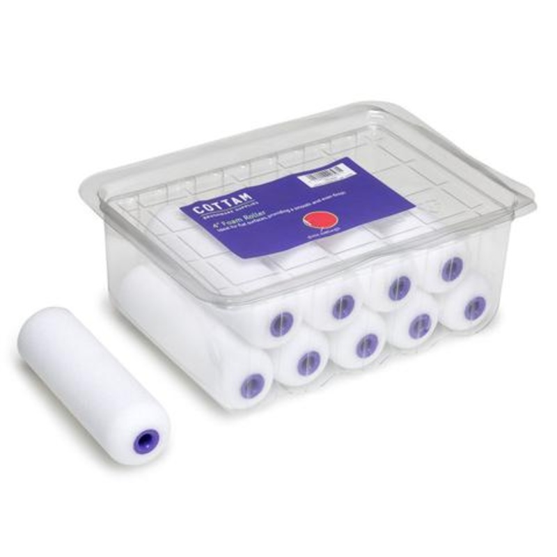 Cottom PPR00029 Paint Roller Sleeve 4 Foam  (10 pack)