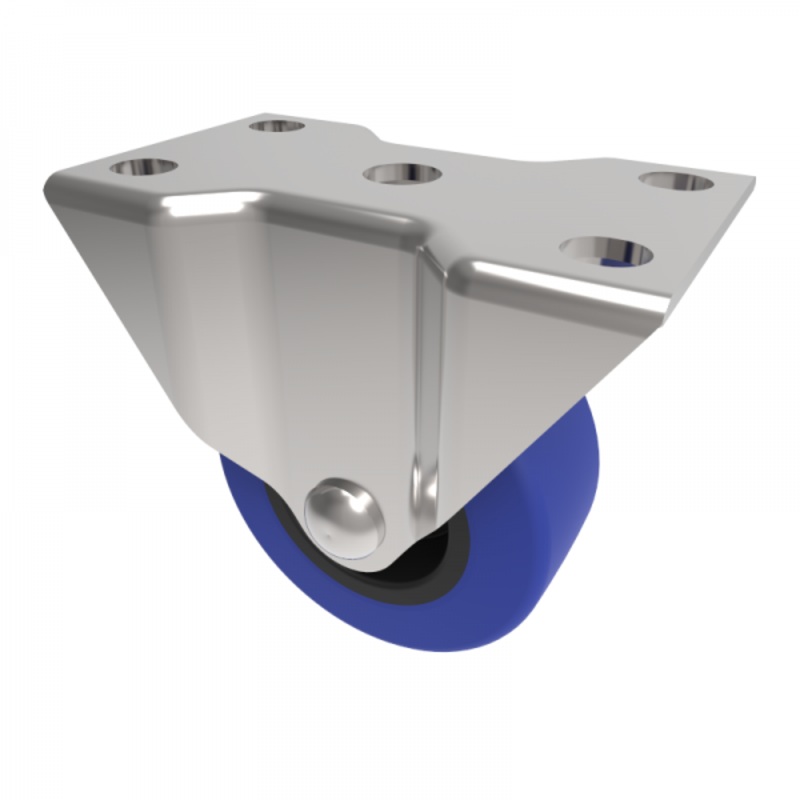 Bil 2 Rubber Fixed Castor (50mm) BZHF50SRN (50kg)