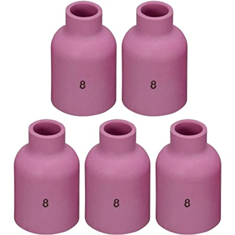 Parweld WP17/20/26 No8 Tig Large Gas Lens Cup Ceramics 13MM (57n74) 10 Pack