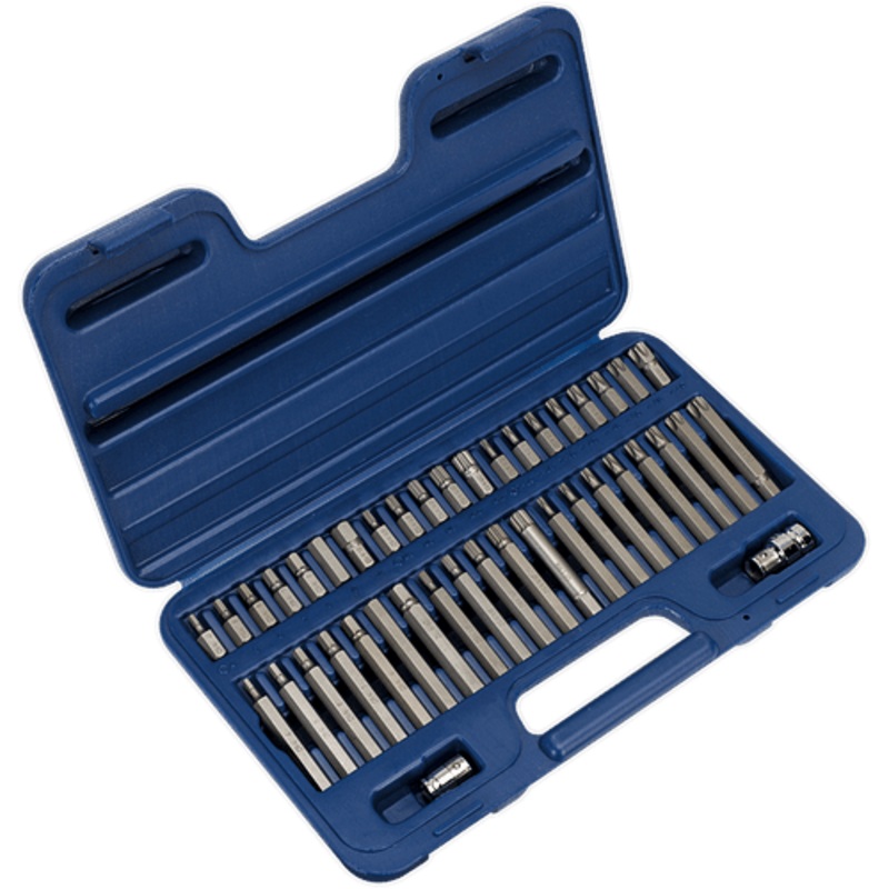 Sealey AK219 42 Piece TRX-Star Spline Hex Bit and Driver Set
