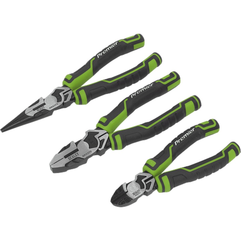 Sealey AK8376HV 3 Piece Hi Vis Plier Set
