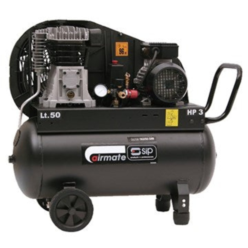 SIP TN3/50-SRB Compressor 3HP 50LTR Belt Drive (06258)