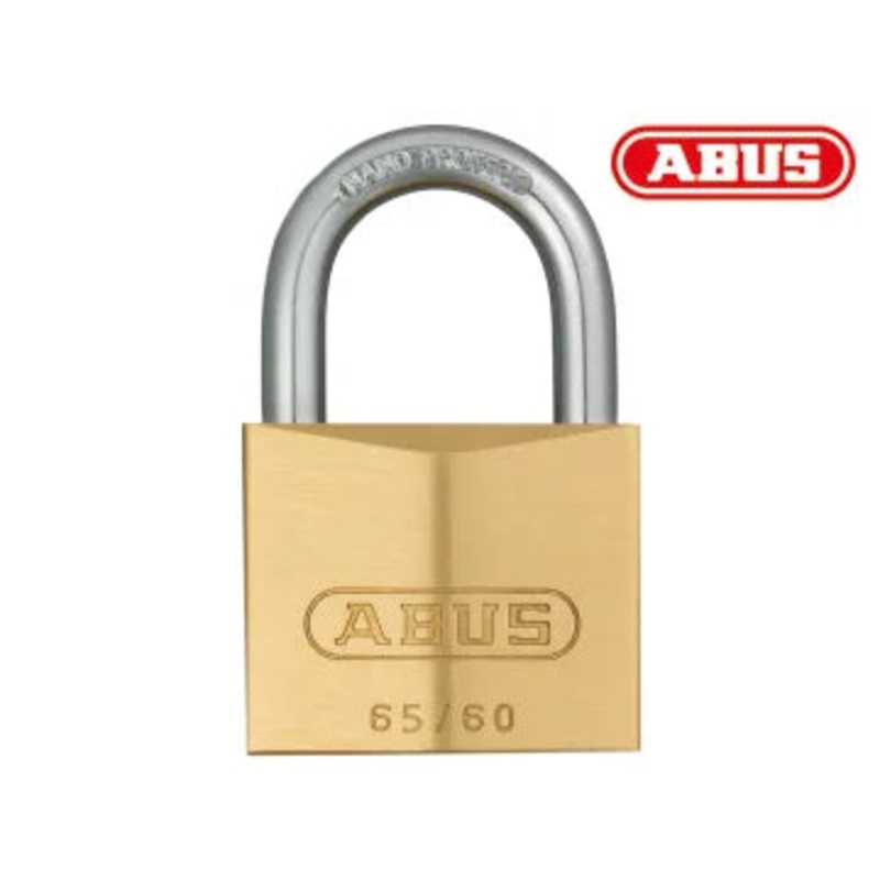 Abus 65/60 Brass Padlock Keyed Alike
