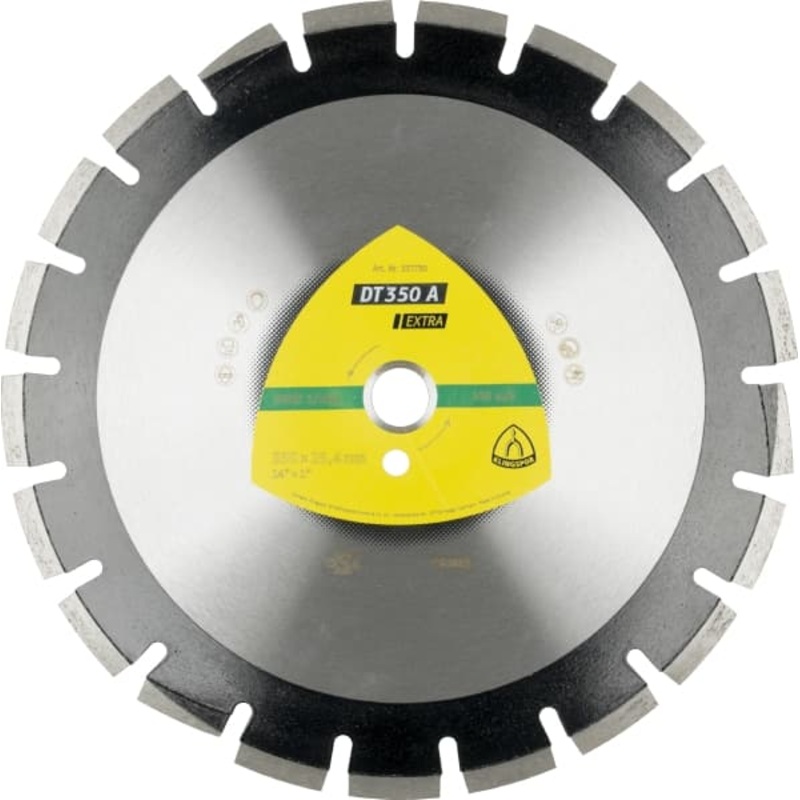 Klingspor DT350A 300mm 20mm Bore Diamond Blade Disc (337731) Asphalt