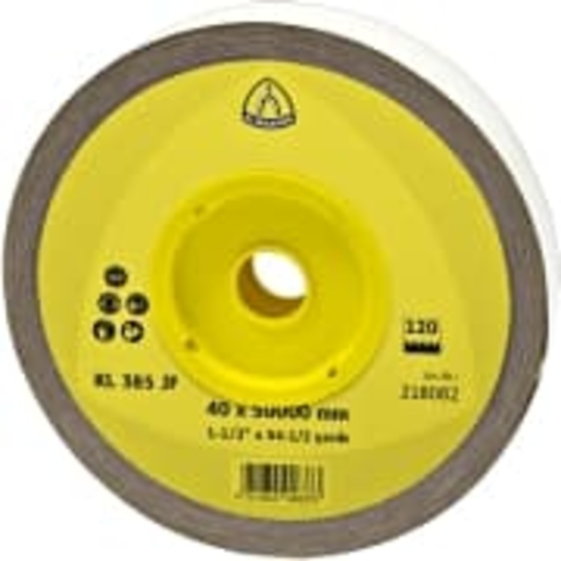 Klingspor KL385jf 50mm x 50mtr x 180 Grit Emery Roll Cloth Backed