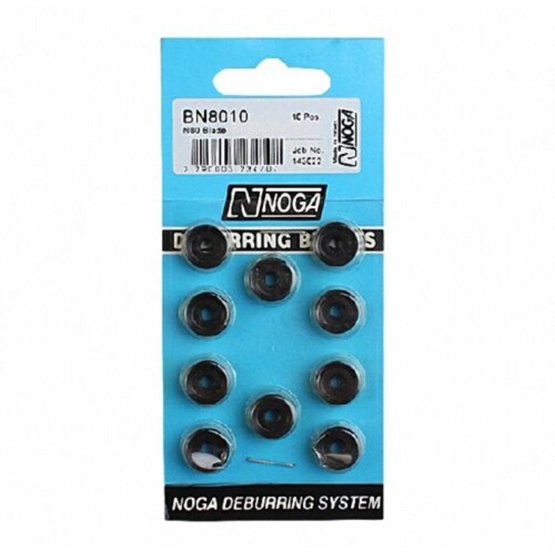 Noga N80 Sheet Metal Double De Burr (10 Blades)