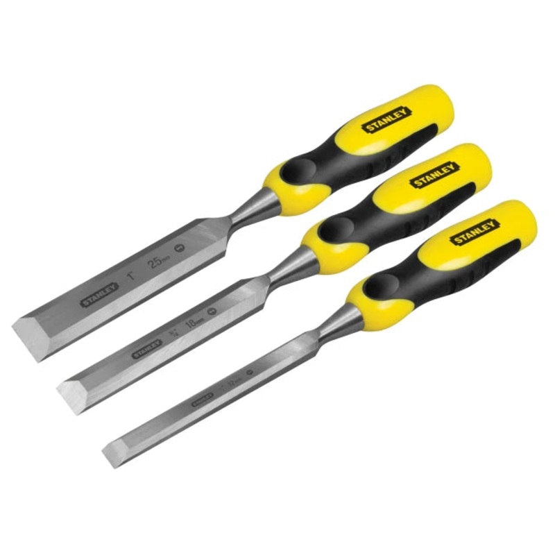 Stanley STHT5-16359 DYNAGRIP Bevel Edge Chisels (set of  3)