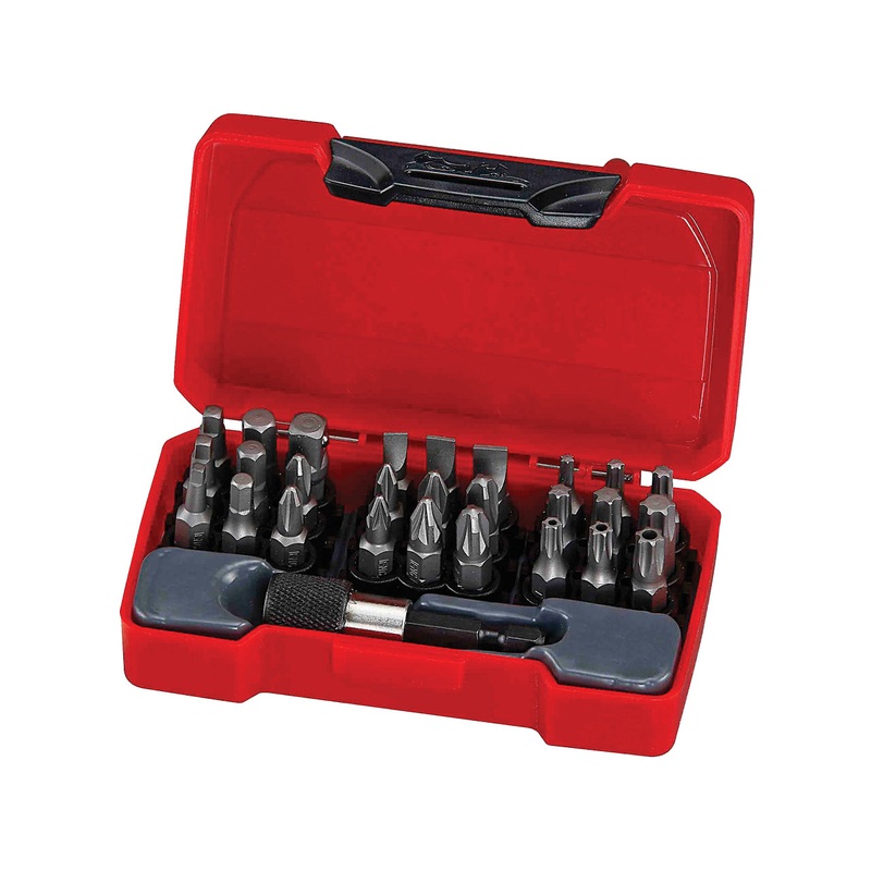 Teng Tools TM028 1/4 Hexagon Drive 28 Piece Bit Set