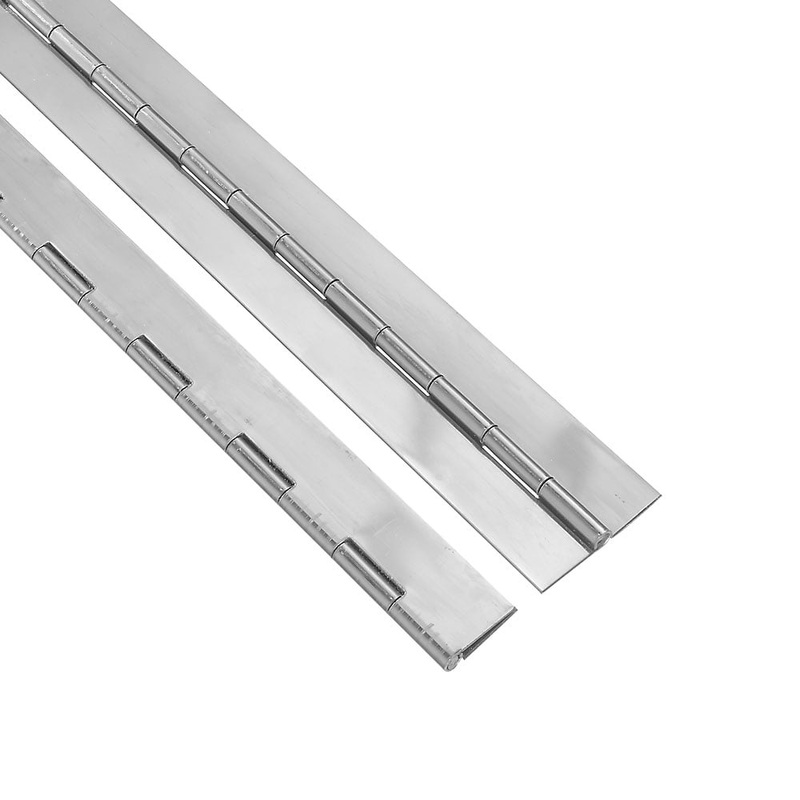 2open x 16swg Stainless Steel Continuous Piano Hinge 6ft lengths
