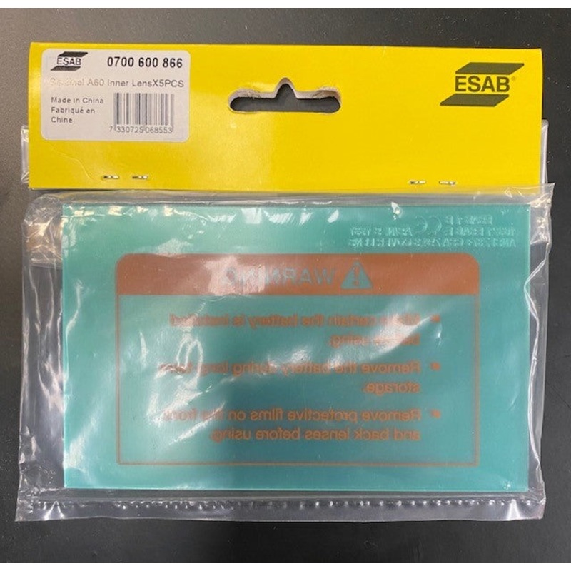 Esab A60 Sentinel Rear Inner Lens 0700600866 (5 Pack)
